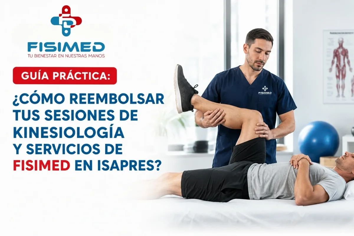 Guía práctica para reembolsar sesiones de kinesiología y servicios de FISIMED en Isapres con atención en Valparaíso.