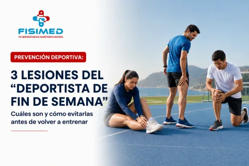 Tres lesiones frecuentes del deportista de fin de semana: tobillo, muslo y rodilla